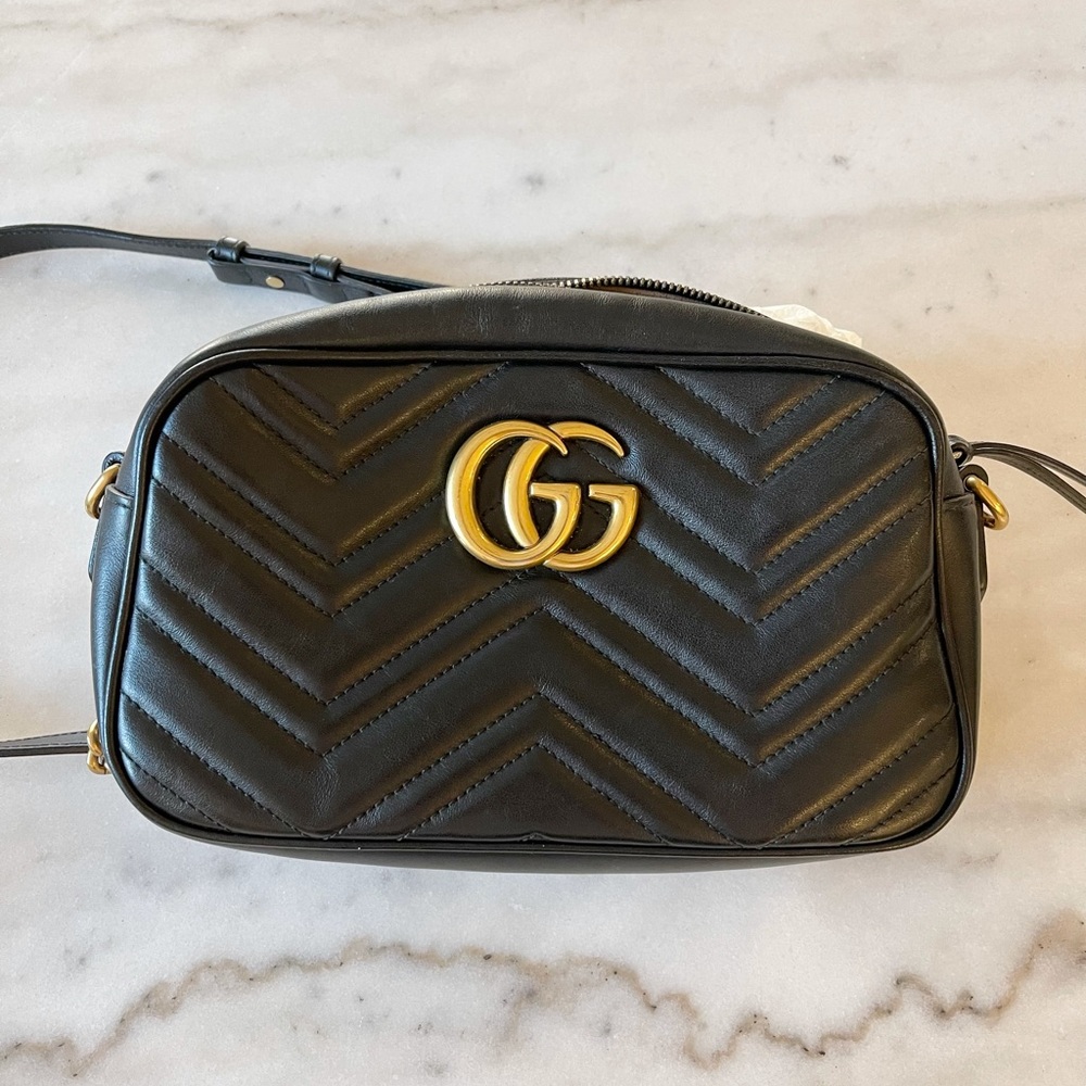 ❌SOLD❌ Gucci GG Marmont small matelassé shoulder bag